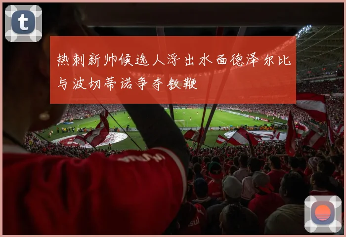 热刺新帅候选人浮出水面德泽尔比与波切蒂诺争夺教鞭
