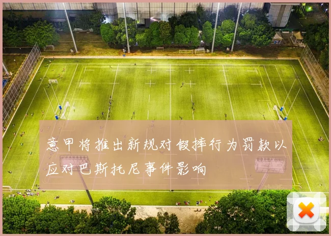 意甲将推出新规对假摔行为罚款以应对巴斯托尼事件影响